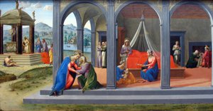 Scènes de la vie de Jean-Baptiste - Francesco Granacci